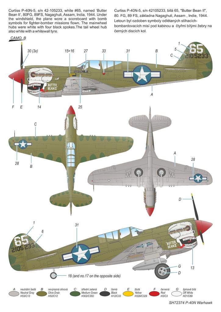 Maquette Special Hobby 72374 P-40N Warhawk au 1/72  – image 10