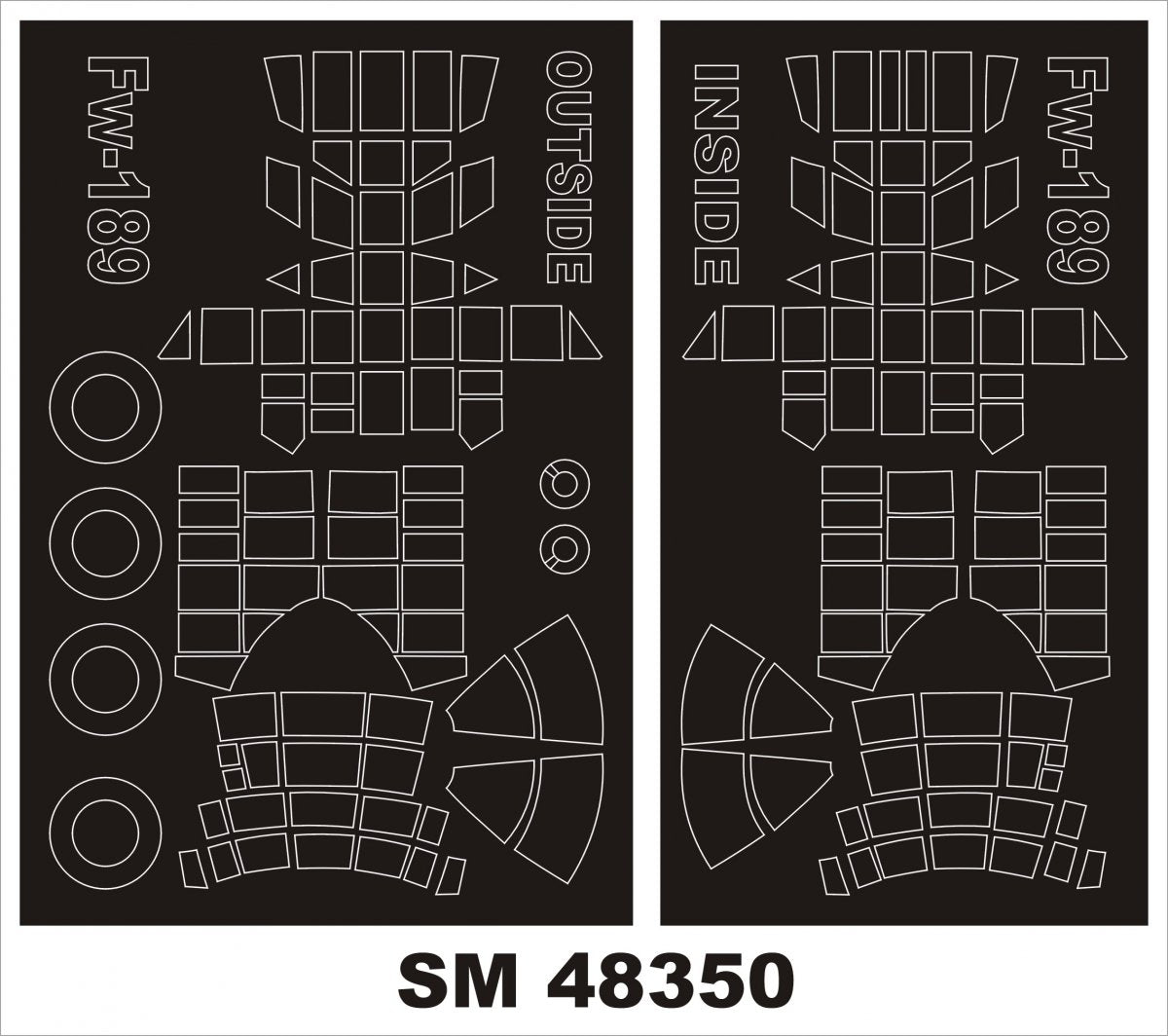 Montex SM48350 Fw-189 A-1 Nuit Jager GREAT WALL HOBBY