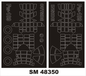 Montex SM48350 Fw-189 A-1 Nuit Jager GREAT WALL HOBBY