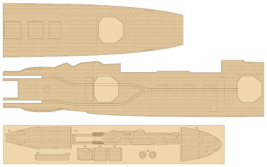 MK1 Design MD-35028 DKM Graf Zeppelin DX 1/350 – immagine 12