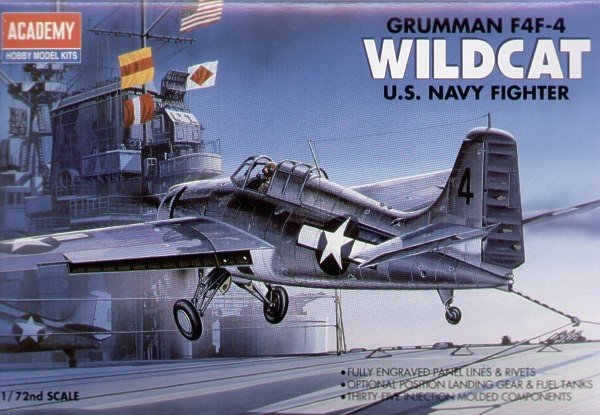 Maquette Academy 12451 F4F-4 Wildcat au 1/72