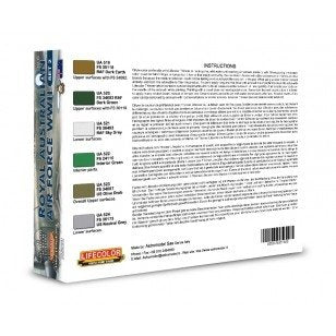 Lifecolor XS02 Acrylic color Set Australian Air Force Set 2 6x22ml – zdjęcie 2