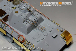 Maquette Voyager PE35998 FlaKPanzer V allemand de la Seconde Guerre mondiale, canon antiaérien FlaKvierling 20 mm MG 151/20, version de base pour TAKOM 2105 au 1/35 – image 9