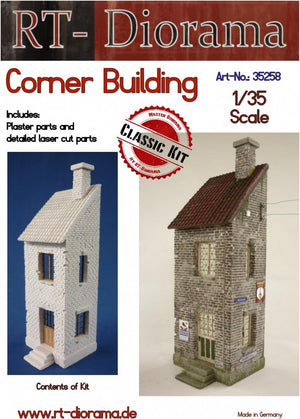 RT-Diorama 35258 Bâtiment d&amp;#39;angle 1/35