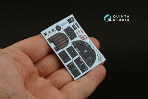 Intérieur imprimé en 3D et coloré sur papier décalcomanie pour Spitfire Mk.VIII (Airfix) - Quinta Studio QD24021 - Échelle 1/24 – image 6