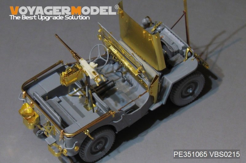 Maquette Voyager PE351065 Jeep Willys MB américaine de la Seconde Guerre mondiale pour TAKOM 2126 au 1/35 – immagine 8