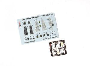 Maquette Eduard 3DL48104 F-16C Block 25 SPACE KINETIC au 1/48