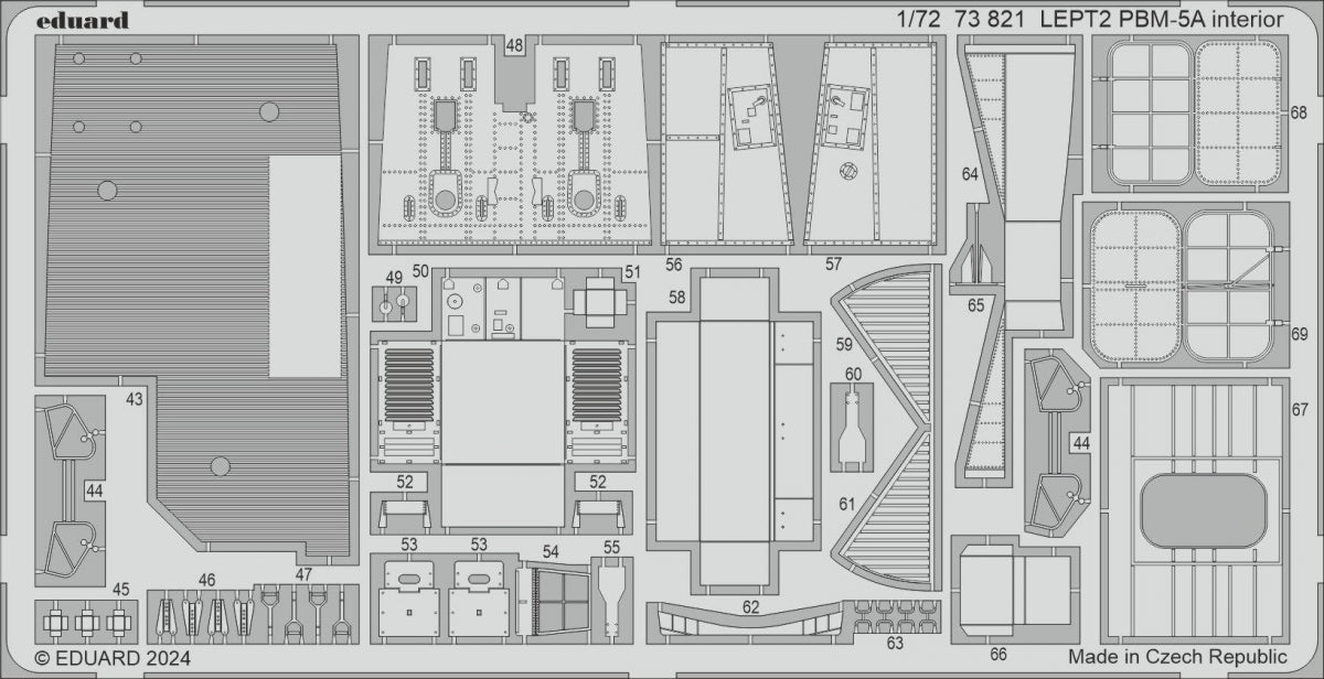 Intérieur du PBM-5A Eduard 73821 ACADEMY 1/72 – image 3