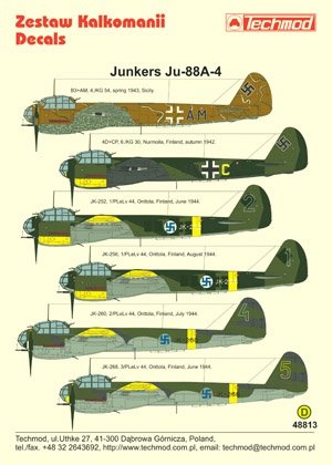 Techmod 48813 - Junkers Ju 88A-4 1/48 – image 2