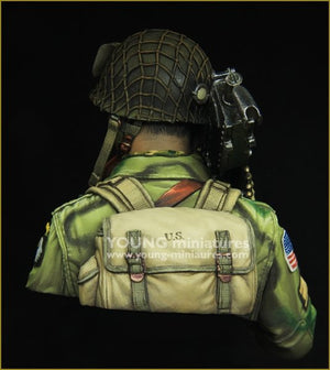 Young Miniatures YM1873 WW2 US AIRBORNE avec M1919 1/10 – immagine 6