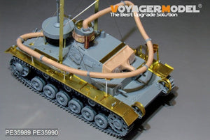 Maquette Voyager PE35989, char allemand Pz.KPfw.III (T)Ausf.F « Opération Seelowe » de la Seconde Guerre mondiale, pour DRAGON 6877/6717, échelle 1/35 – image 15