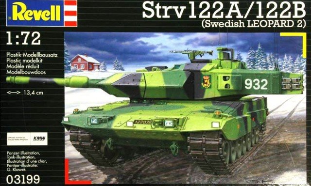 Revell 03199 Strv 122A/122B Leopard 2 suédois (1/72)