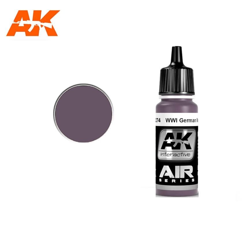 AK Interactive AK2274 MAUVAIS ALLEMAND DE LA PREMIÈRE GUERRE MONDIALE 17 ml