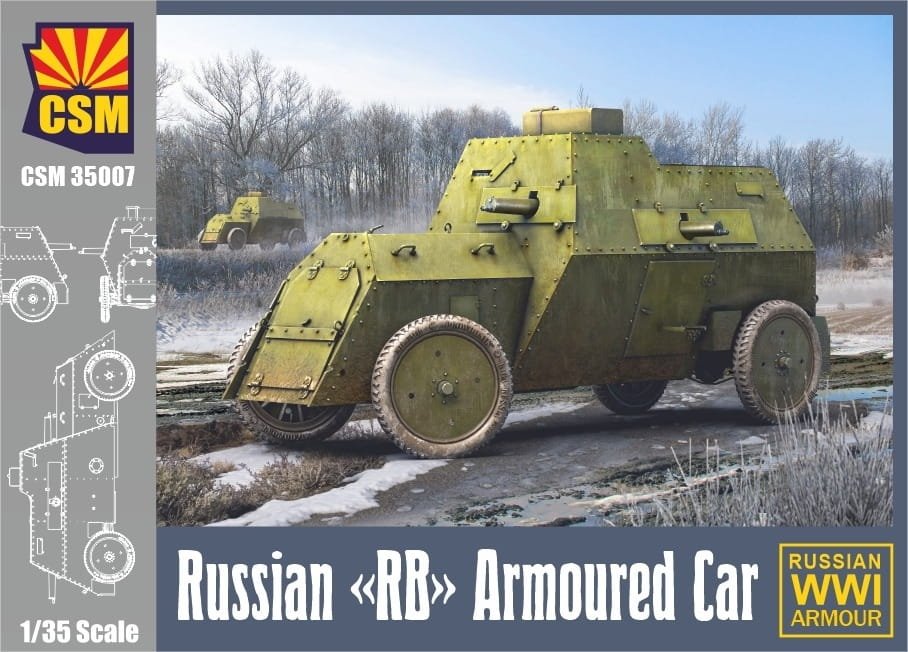 Copper State Models 35007 Voiture blindée russe « RB » 1/35