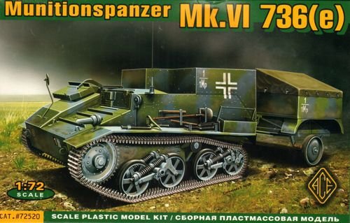 Transporteur de munitions ACE 72520 sur châssis Mk.VI 736(e) (1/72)