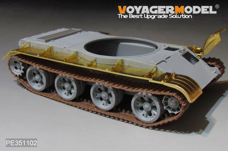Garde-boues pour canon automoteur soviétique ZSU-57-2 SPAAG Voyager Model PE351102 (pour TRUMPETER 05559) 1/35 – imagen 3