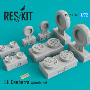 RESKIT RS72-0116 EE CANBERRA JEU DE ROUES (LESTÉ) 1/72