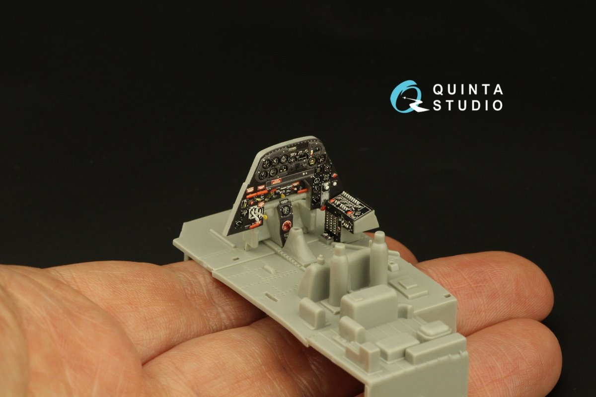 Intérieur imprimé en 3D et coloré sur papier décalcomanie Quinta Studio QD48377 TBM-3 Avenger (Hobby Boss) 1/48 – immagine 10