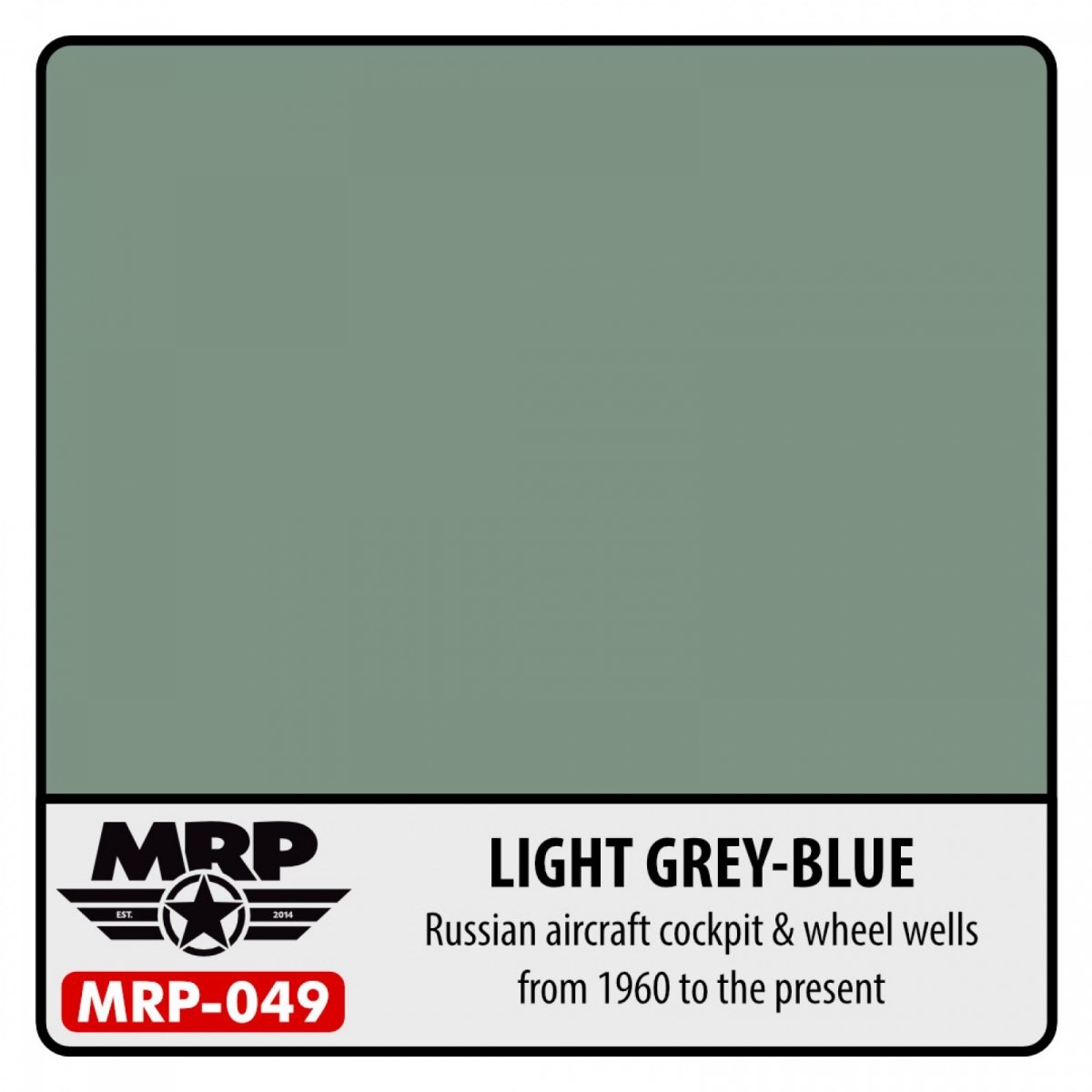 Peinture MR. Paint MRP-049 Gris clair bleu cockpit d'avion russe 30 ml