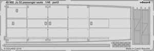 Eduard 49988 Ju 52 passenger seats 1/48 REVELL – zdjęcie 2