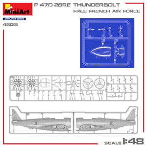 MiniArt 48015 P-47D-28RE THUNDERBOLT. GRATUIT FORCE AÉRIENNE FRANÇAISE 1/48 – image 9