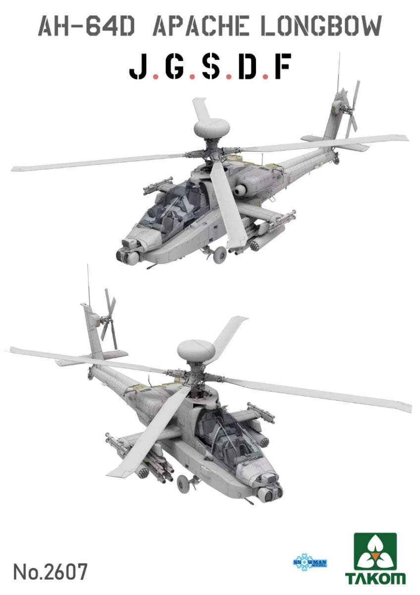 Takom 2607 AH-64D Apache Longbow Attack Helicopter J.G.S.D.F 1/35 – zdjęcie 2