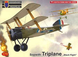 Kozavody Prostejov KPM0181 Sopwith Triplane Noir Vol 1/72