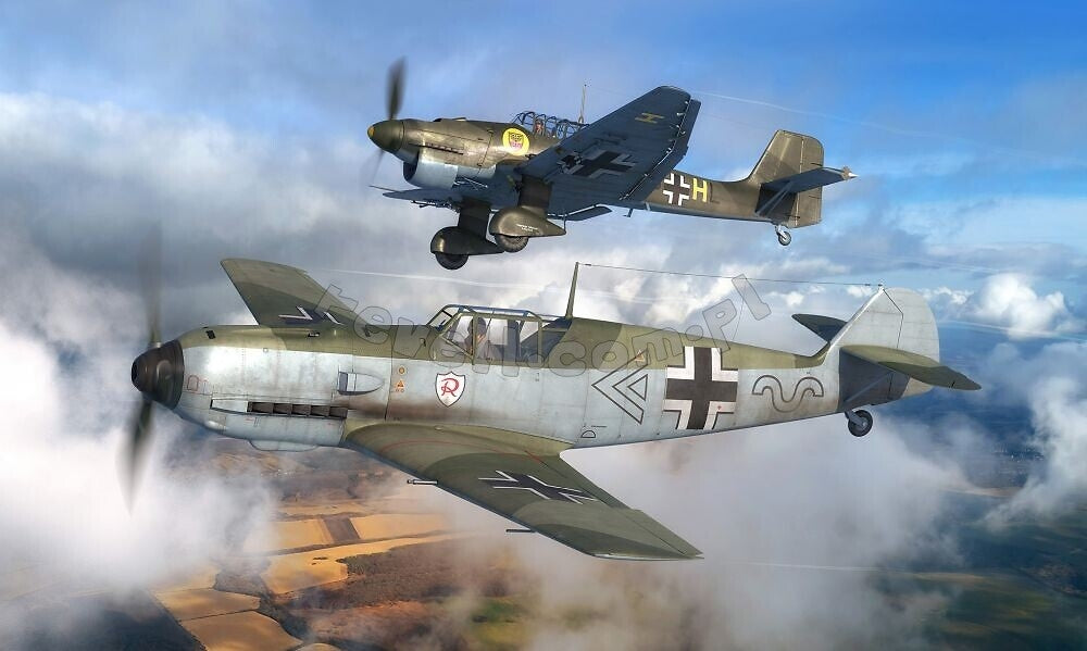 Revell 03770 Messerschmitt Bf109E - Junkers Ju87B Stuka 1/144  – image 3