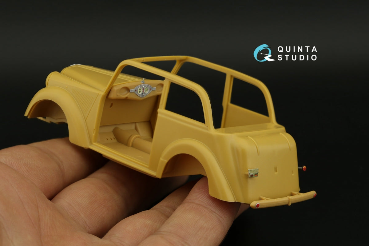Quinta Studio QD35082 1937 Opel Olympia Intérieur imprimé en 3D et coloré sur papier décalcomanie (Bronco) 1/35  – immagine 5