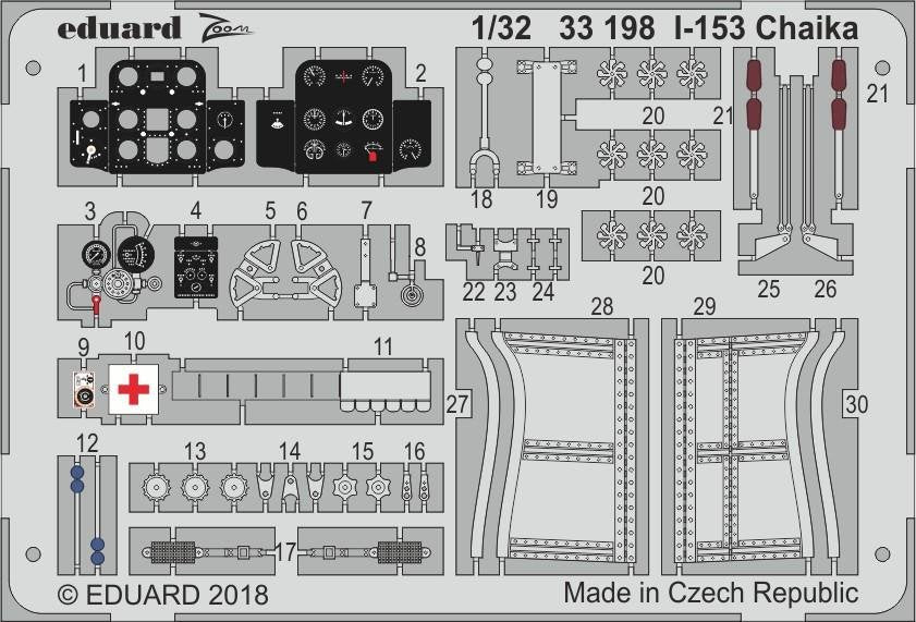 Eduard 33198 I-153 Chaika ICM 1/32 