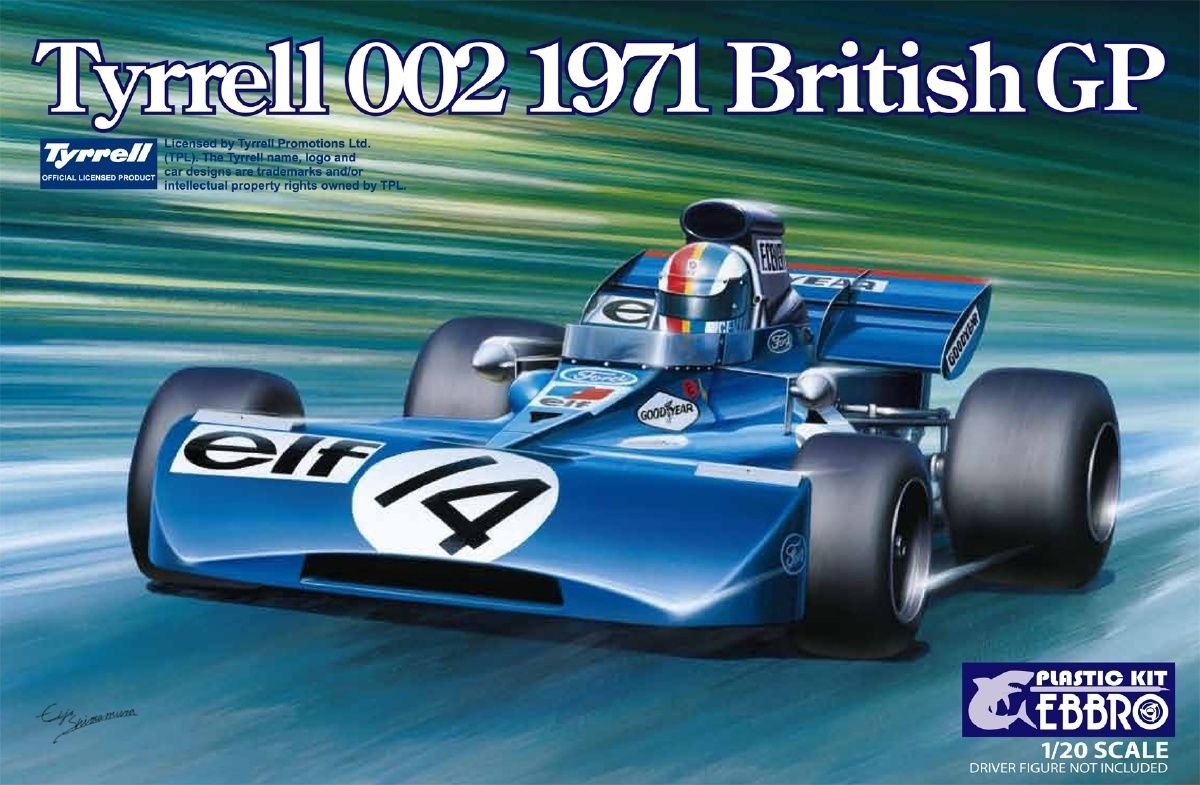 Ebbro 20008 Tyrrell 002 GP britannique 1971 1/20