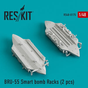 RESKIT RS48-0175 BRU-55 Supports de bombes intelligents pour F-18 (2 pièces) 1/48