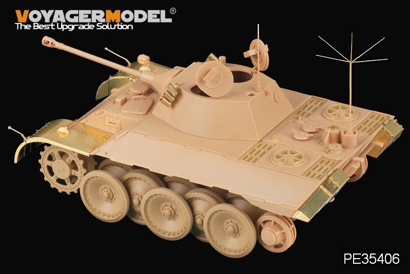 Maquette Voyager PE35406, char allemand VK1602 Leopard de la Seconde Guerre mondiale pour Hobby Boss 82460, échelle 1/35 – immagine 4