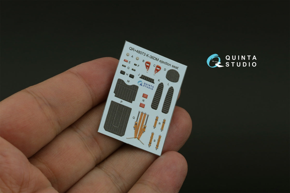 Intérieur imprimé en 3D et coloré sur papier décalcomanie pour Quinta Studio QD+48480 Su-17M4/Su-22M4 (Hobby Boss) (avec pièces en résine imprimées en 3D) 1/48 – image 5