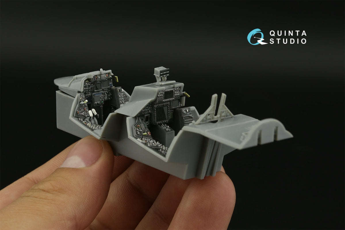 Intérieur imprimé en 3D et coloré sur papier décalcomanie Quinta Studio QDS-48405 F-14D (Hobby Boss) (Petite version) 1/48 – image 8