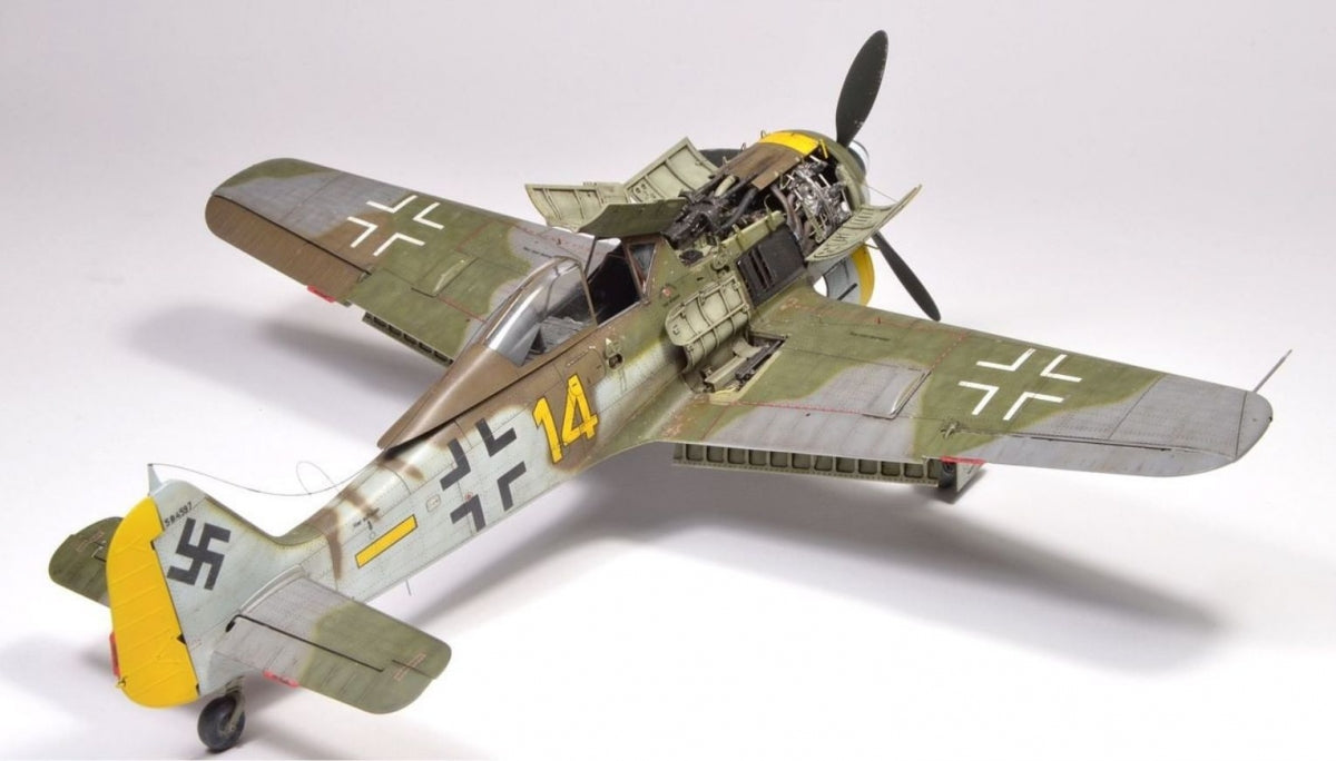 Masque Omask 34025 Fw 190F-8 (jaune 14) pour Eduard 8179 marquage B 1/48 – imagen 2