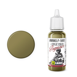 Peinture pour figurines AMMO of Mig Jimenez F560 Gris kaki 17 ml