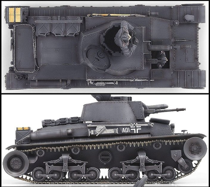 Maquette Academy 13280 Char léger allemand Pz.Kpfw. 35(t) (1/35) – immagine 3