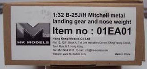 Train d&amp;#39;atterrissage et lest Mitchell B-25H/J HK Models 01EA01 (pour maquettes B-25 de HK Models) 1/32 – image 2