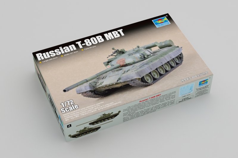Trumpeter 07144 Char de combat principal russe T-80B 1/72  – Bild 2