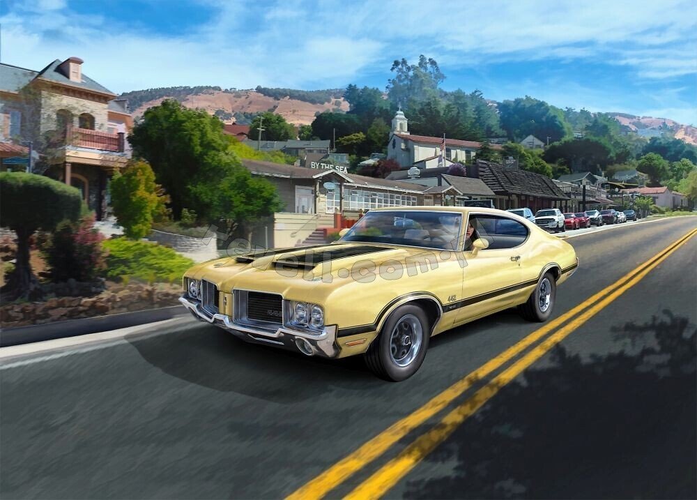 Maquette Revell 67695 « Oldmobile 442 Coupé 1971 » au 1/25