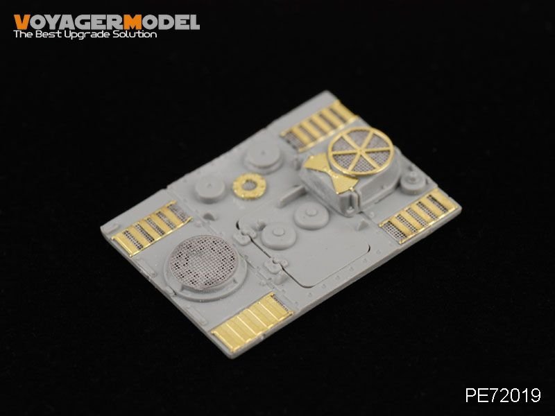 Maquette Voyager PE72019 Grilles et viseur de canon du Jagdpanther G2 allemand de la Seconde Guerre mondiale (jeu double) (pour tous) 1/72
