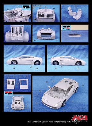 KA Models KE-24032 Lamborghini GALLARDO PIÈCE GRAVÉE DÉTAILLÉE 1/24 – image 2