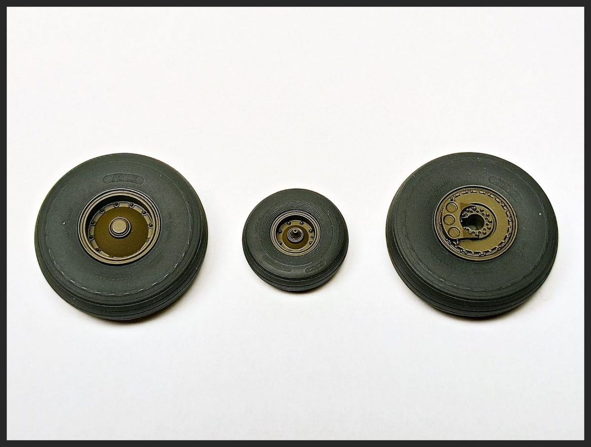 Propelle transparente ! CPA35002 Jeu de roues Tarhe CH-54A pour kit ICM 1/35 – image 7