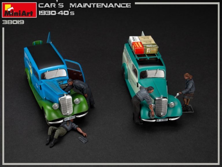 MiniArt 38019 Car Maintenance 1930-40s 1/35 – zdjęcie 3