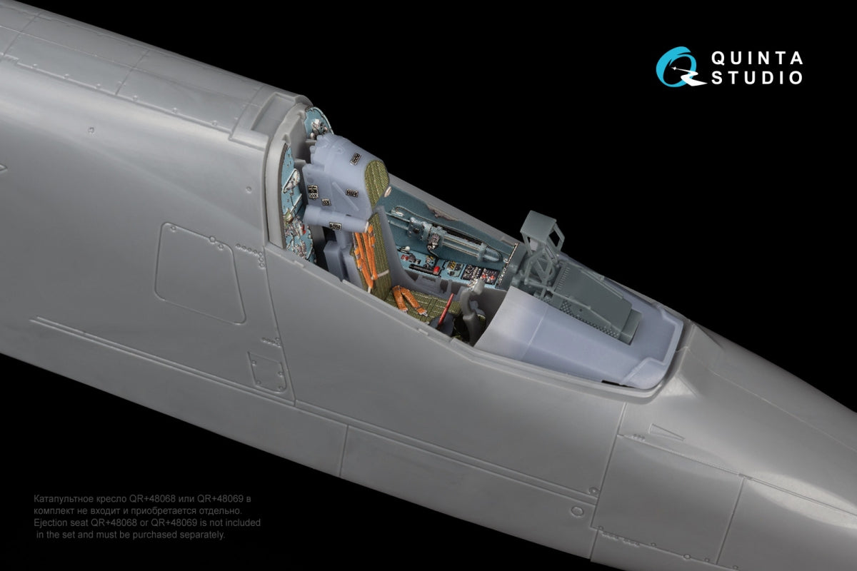 Intérieur coloré imprimé en 3D sur papier décalcomanie pour Su-25SM/SM3 (Zvezda/Quinta Models/Arma Models) Quinta Studio QD+48438, échelle 1/48 – immagine 11