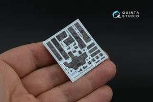Intérieur imprimé en 3D et coloré sur papier décalcomanie Quinta Studio QDS-48572 AH-64A (Academy/Modelist) (petite version) 1/48  – immagine 5