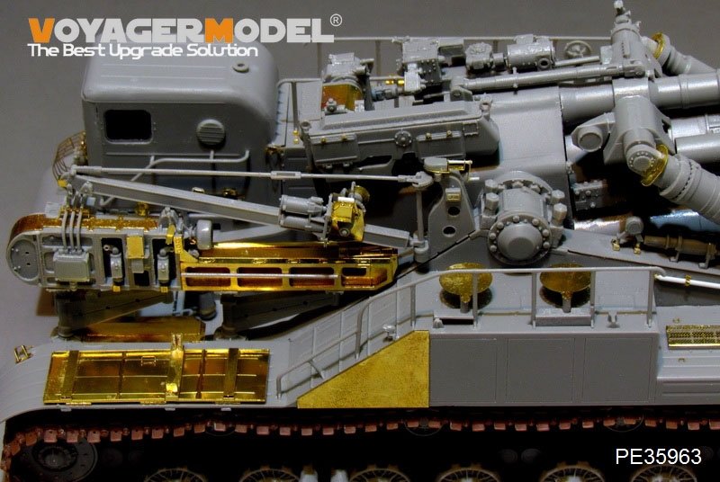 Kit de mise à niveau Voyager modèle PE35963, condensateur soviétique moderne 2A3 2P 406 mm SPH pour TRUMPETER 09529 1/35 – image 28