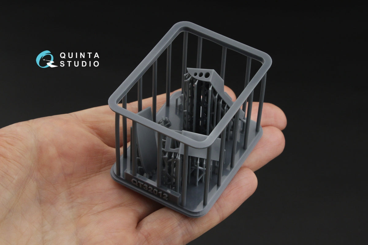 Intérieur imprimé en 3D et coloré sur papier décalcomanie Quinta Studio QD+32250 A-26C Invader (Hobby Boss) (avec pièces en résine imprimées en 3D) 1/32  – image 7