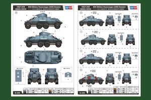 Hobby Boss 83889 M35 Mittlere Panzerwagen ADGZ-Daimler 1/35 – immagine 3